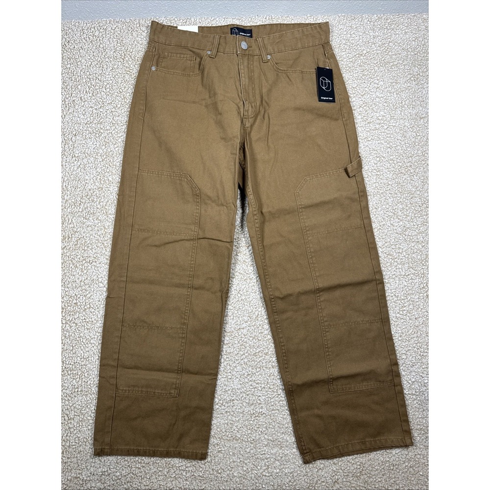 Men's Original Use 34x30 Brown Relaxed Carpenter Utility Pants NWT $30